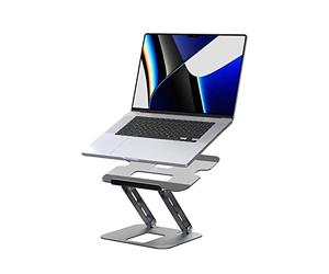 j5create Soporte de Aluminio Multi-Angulo para Portátil, Soporte Ergonómico para Portátil, Apto para MacBook, DELL, HP, Lenovo, Se Adapta a la mayoría de los portátiles de hasta 16 Pulgadas (JTS127)