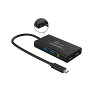 j5create Tarjeta de Captura de vídeo con Carga de Paso PD 60W, hub multifunción Incorporado, Apto para Streaming, transmisión en Vivo, videoconferencia, enseñanza, Juegos (JVA01)