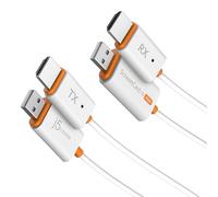 j5create Transmisor y Receptor inalámbrico HDMI ScreenCast Mini, Adaptador de Pantalla inalámbrico FHD de Baja latencia 1080p a 60 Hz 5G + 2,4G para Streaming (JVAW65)