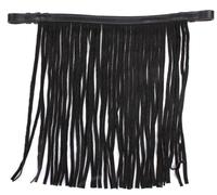 JA Horse JA3015 Flecos de piel de alta calidad Protección contra moscas para la frente Diseño elegante a juego con bridas Accesorios de piel auténtica (Cob)