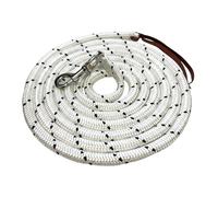 JA Horse JA4016 Westernrope - Cuerda de trabajo para el suelo, de nailon extrafuerte, con mosquetón Bullsnap de alta calidad (420 cm)