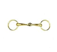 JA Horse Llavero metálico colgante caballo jinete pony, dentadura de oro, 10 cm