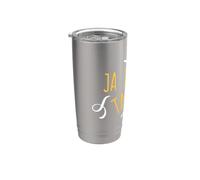 Ja Ich Will Tanza Divertida frase de baile Vaso térmico de acero inoxidable de doble pared