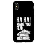 Ja, ja, Made You Read, Divertido Profesor, Amante de los Libros Carcasa para iPhone X/XS