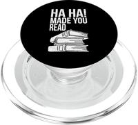 Ja, ja, Made You Read, Divertido Profesor, Amante de los Libros PopSockets PopGrip para MagSafe