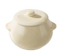 Jaamyears Cuencos pequeños de sopa de cebolla, taza de sopa de 450 ml con asas y tapa, recipientes de cerámica aptos para horno