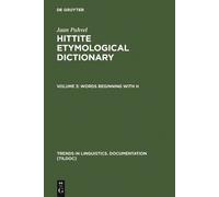 Jaan Puhvel Words beginning with H (Tapa dura) (Importación USA)