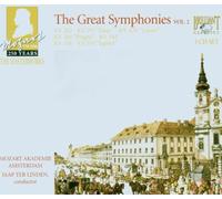 MOZART: The Great Symphonies, vol 2 (30, 31, 36, 38, 39, 40, 41) [CD de audio] Jaap Ter Linden, Mozart Akademie Amsterdam and Mo