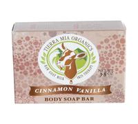 Jab n corporal org nico Tierra Mia, canela y vainilla, 4,2 onzas