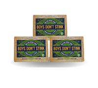 Jab n de madera Walton - Boy's Don't Stink 10.5 oz (s ndalo y c tricos) Paquete de 3