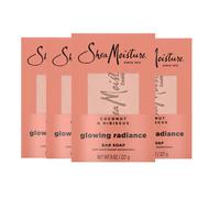Jab n en barra SheaMoisture Coco e Hibisco, 4 unidades, Glowing Radiance Jab n en barra Glowing Radiance con nutrientes de humectaci n de karit