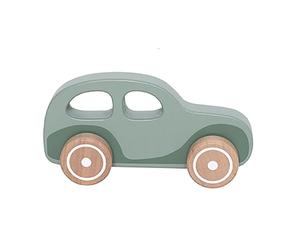 JaBaDaBaDo Coche familiar de madera con bonito diseño retro, madera procedente de bosques sostenibles, perfecto para manos pequeñas para agarrar, a partir de 1 J, 14,2 x 7,2 x 4,7 cm