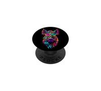 Jabalí Cazadores Cerdos de Caza Jabalíes PopSockets PopGrip Adhesivo