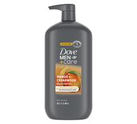 Jabσn corporal y facial DOVE MEN + CARE rejuvenecedor de mango y cedro para hombres con tecnologνa de microhumectaciσn nutritiva de 24 horas, 30