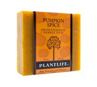 Jabn en barra Plantlife Pumpkin Spice - Jabn hidratante y calmante para tu piel - Hecho a mano con ingredientes a base de plantas - Hecho en Ca