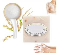 Jabon Aclarante De Arroz,jabón de leche de arroz, barra de jabón de leche de arroz original,Jabon De Arroz Para Aclarar La Piel (1 Pcs)