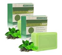 Jabón Árbol de Té - Jabón Orgánico Purificante Cara y Cuerpo con Aceite de Tea Tree Menta Lavanda Eucalipto(2 pc)