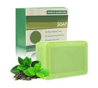 Jabón Árbol de Té - Jabón Orgánico Purificante Cara y Cuerpo con Aceite de Tea Tree Menta Lavanda Eucalipto(1 pc)