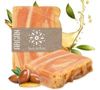 Jabón Argán Savia de Alma | Jabón Natural Cara, Manos y Cuerpo | 110 g | Jabón sólido artesanal con aceite de argán. Limpieza suave para piel seca con una agradable sensación de suavidad y confort