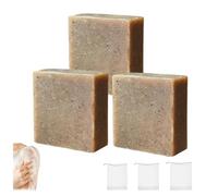 Jabón artesanal a base de hierbas, pastilla limpiadora natural para rostro y cuerpo, fórmula suave para todo tipo de pieles, jabón ecológico para viajar (3pcs)