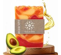 Jabón Artesanal Natural - Pastilla de Jabón para Manos, Cara y Cuerpo con Aceite de Aguacate | Vegano, Calmante e Hidratante | Hecho en España | 100 g (Aceite de Aguacate)