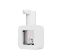 Jabón Automático para Niños, Jabón Automático sin Contacto, Jabón de Espuma Inteligente de Dibujos Animados para Cocina y Baño(Blanco)