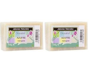JABON AZUFRE ZOLFO 100G DRASANVI (Paquete de 2)
