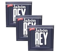 Jabón Azul Rey DERSA 300g - Pack 3 Unidades | Multiusos Colombiano para Higiene, Ropa a Mano y Uso Esotérico | Auténtico Jabón Azul Tradicional