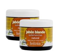 Jabón Blando Quitamanchas Natural, Formato Cómodo, 2 Unidades, 800 g en Total