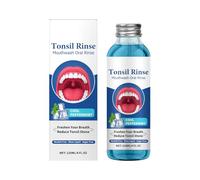 Jabón bucal, líquido ambientador, enjuague bucal de 120 ml para el mal aliento, fórmula para el cuidado de las encías sensibles, limpiador refrescante de higiene bucal para limpiar la, 5.2
