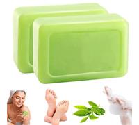 Jabón Calmante Antifúngico con Aceite de Árbol de Té, Jabón Corporal Purificante con Aceite de Coco, Gel de Ducha Hidratante, Reduce el Enrojecimiento y Controla Eficazmente el Mal Olor