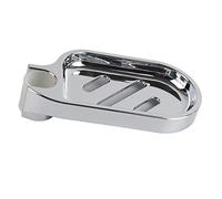 Jabón, cesta de jabón sin perforación de acero inoxidable para barras de ducha, jabón, jabón, jabonera para ducha, baño, bañera y fregadero de cocina, varilla de 25 mm, cromo