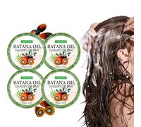 Jabón Champú de Batana 4 piezas, para el Cuidado del Cabello y la Cabeza, el Cabello, Hidrata y , en Aceite de Batana y Vegetales, Limpia el Cabello Encrespado y la Grasa
