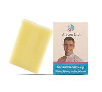 Jabón con 4 ingredientes activos, ácido salicílico, aloe vera, ácido kójico y azufre para exfoliar poros, aclara la piel, antimanchas, limpieza profunda, para piel seca, piel grasa, manchas oscuras.