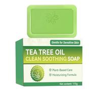 Jabón corporal Tea Tree - Barra limpiadora Tea Tree de 115 g | Barra Exfoliante Hidratante Refrescante | Contiene extractos de plantas | Elimina las células muertas de la piel grasa y sudorosa