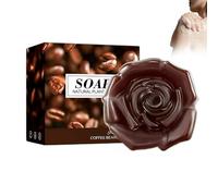 Jabón De Aceite Esencial De Granos De Café 100g, Jabón Original En Pastilla Para Cara, Cuerpo Y Manos, Jabon Natural Cuerpo, Purificadoras E Hidratantes Que Ayudan a Eliminar Impurezas