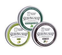 Jabón de afeitar Taconic Shave Barbershop de calidad para hombres y mujeres con aceites de semillas ricos en antioxidantes, jabón de afeitar hidratante para todo tipo de piel