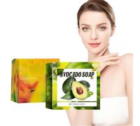 Jabón De Aguacate,Jabón Natural De Aguacate Hecho A Mano,Jabón De Aguacate Hecho a Mano,Jabón Para La Piel De Aguacate,Avocado Soap,Jabón de Ducha de Aguacate y pera de Limpieza Profunda