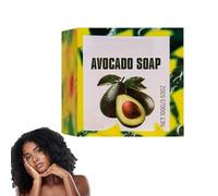 Jabón de Aguacate Yamusa, Jabones de Baño Nutritivos e Iluminadores, Barra Multiusos Limpiadora, Nutritiva, Suave e Hidratante, Barra Limpiadora Artesanal con Aceite de Aguacate (1PC)