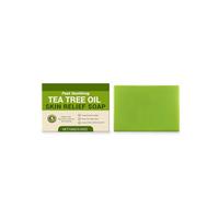 JabóN de Árbol De Té,Jabón de Aceite de árbol de té,Tea Tree Soap,Aceite de Coco y Aceite de Oliva,Jabón Corporal Natural y Limpiador Profundo