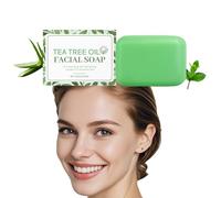 Jabón De Árbol De Té,Tea Tree Soap,Jabón De Aceite De Árbol De Té,Jabón De Baño Natural,Jabón Natural De Aceite De Árbol De Té Para Cara Y Cuerpo,Jabón Calmante,Daily Refreshing Cleanse