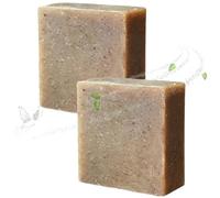 Jabón de arcilla de cobre, jabón orgánico de arcilla de cobre, pastilla detoxificante artesanal rica en minerales, limpieza profunda, pastilla hidratante para cuerpo y rostro (2pcs)