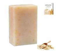 Jabón de Avena Artesanal para Rostro y Baño, Limpiador Natural Definitivo, Luminoso, Refrescante e Hidratante
