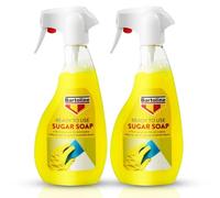Jabón de azúcar en aerosol, 500 ml, paquete de 2 | Jabón de azúcar ideal para paredes, jabón de azúcar eficaz para limpieza, jabón líquido suave y no tóxico
