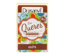 Jabon de Azufre Drasanvi para Acne y Piel Grasa en 100 Gramos Sin Gluten | Accion Antiseptica y Seborreguladora, Ayuda a Reducir los Puntos Negros y el Exceso de Sebo, Ideal para Piel Grasa Cada Dia