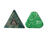 Jabón de baño | 2 en 1 champú para el cuidado del cabello | Jabón natural triangular - para viajes de negocios, viajes, camping, casa, baño, ducha