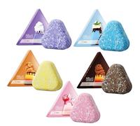 Jabón de baño 2 en 1 de doble efecto, suave, regulador de aceite, espuma fina, juego de 5 unidades, para consumidores con cuidado natural, portabilidad de viaje y requisitos de regalo