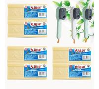 Jabón de barra de lavandería Barras de jabón de limpieza natural suave, Grand Canal Old Soap, Quitamanchas para ropa, Eliminación de aceite súper fuerte, Amarillo,Soap*6