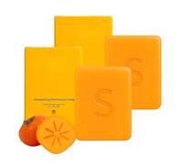 Jabón de Caqui, Especial para Personas Mayores, Reconforta e Hidrata, Elimina el Mal Olor Corporal, Apto para Rostro y Cuerpo, Todo Tipo de Piel