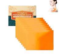 Jabón de caqui para personas mayores, antiolor corporal y olor, jabón desodorante natural con extracto de caqui, jabón de baño orgánico para eliminar olores, jabón corporal limpiador para hombres y